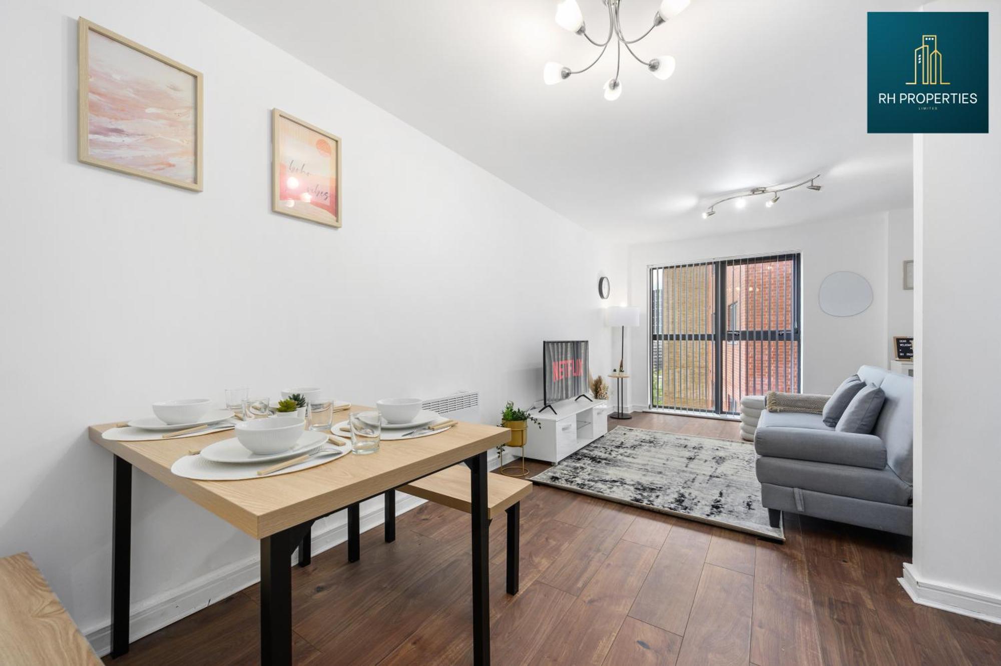 Modern Studio Near City Centre Mánchester Exterior foto